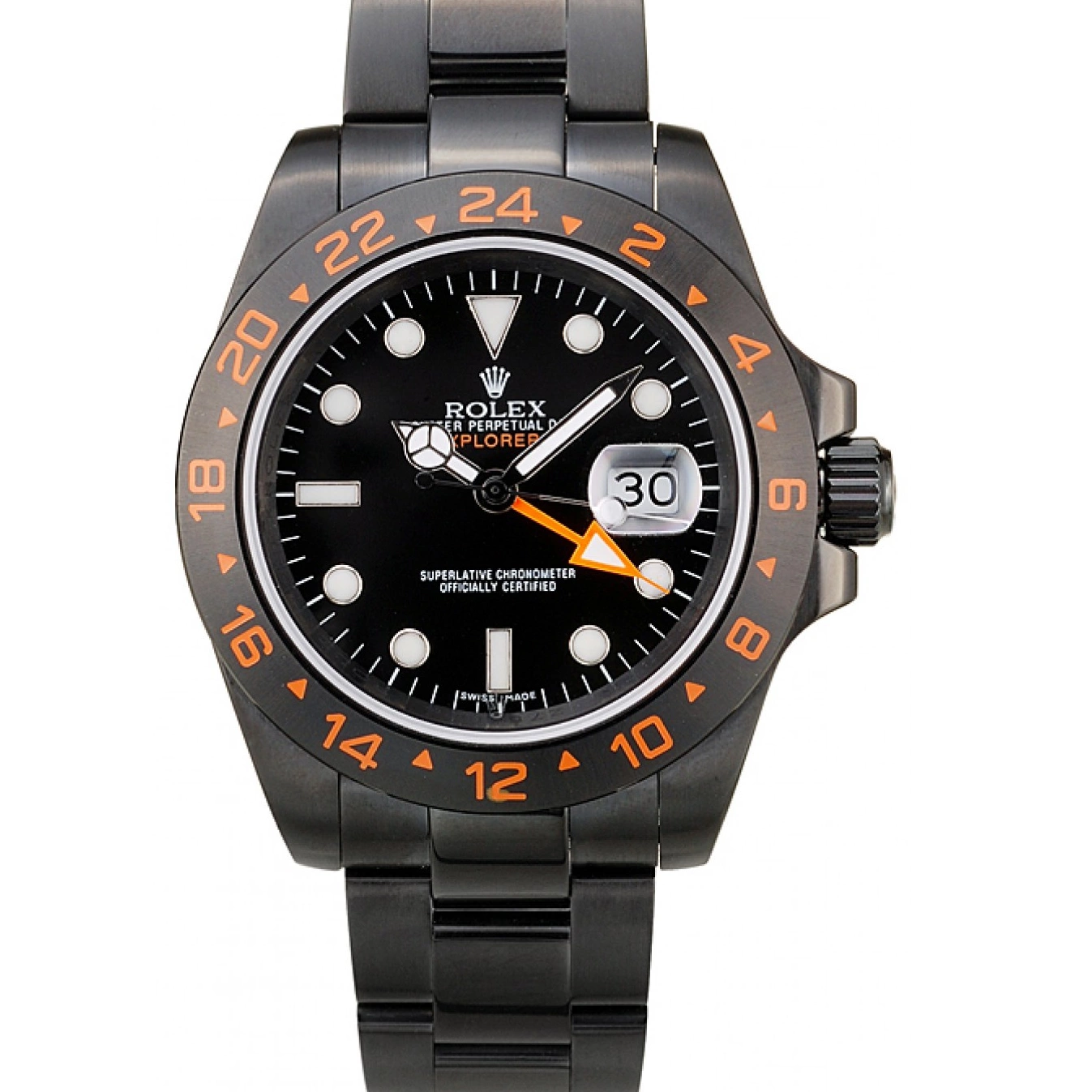Rolex copies cheap Watch Bezel Black Ceramic Rolex Explorer Black Dial 0521
